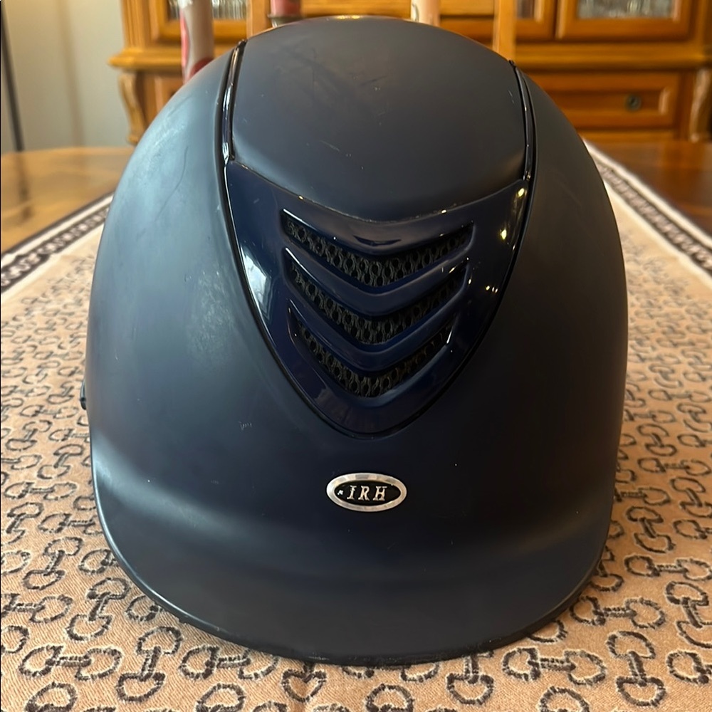 IRH Navy Riding Helmet EUC